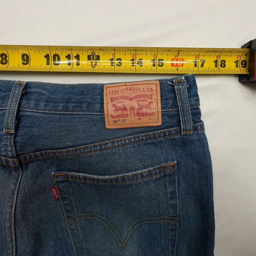 Levi's 501‎ Men's Fit 33x27.5 Jeans Button Fly Original Fit Straight Leg Blue